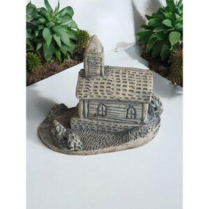 Georgia Marble Handcrafted Mini Church Sculpture By R. Ruth 1986